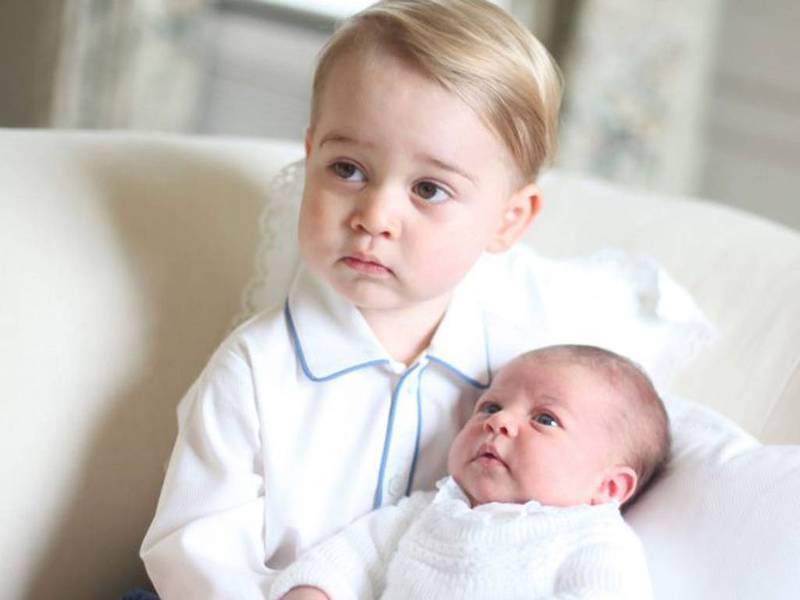 英國小王子George與小公主Charlotte